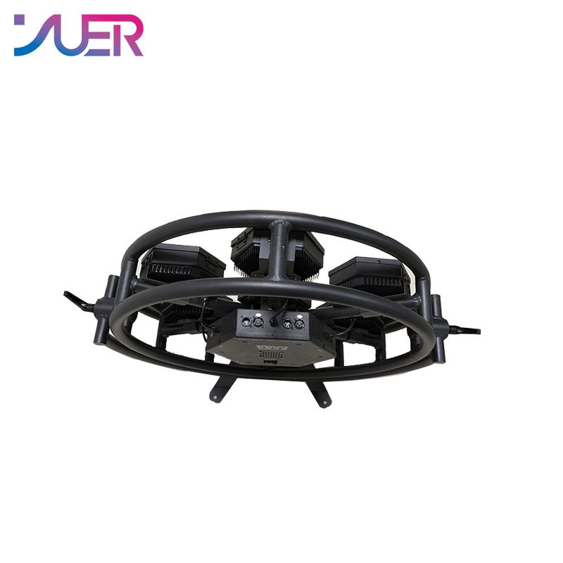 YUER Disco LED 7X60W RGBW 4IN1Retro Flash 168pcs SMD5050 RGB Stage Strobe Effect Light For Concert DJ Wedding led Club Party