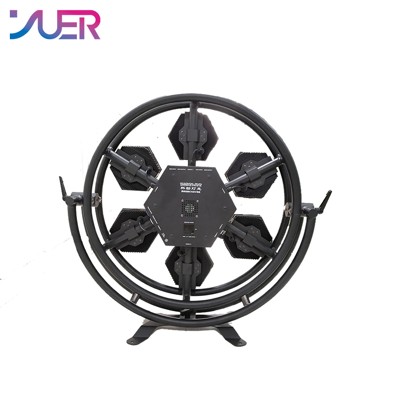 YUER Disco LED 7X60W RGBW 4IN1Retro Flash 168pcs SMD5050 RGB Stage Strobe Effect Light For Concert DJ Wedding led Club Party