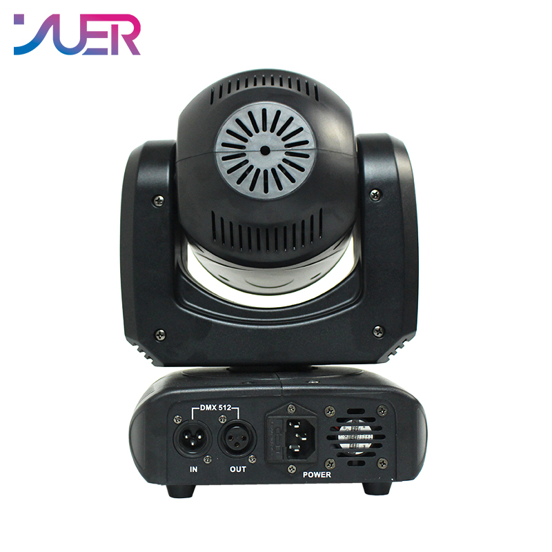 YUER 60W Pattern Bee Eye Beam Dyeing Moving Head Light DMX512 16/18CH Voice Control DJ Disco Stage Wedding Party Bar Club