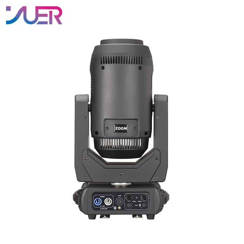 YUER 350W Spot Zoom Moving Head Light CMY RDM DMX512 20CH Atomization Strobe Effect Stage Light DJ Disco Wedding Music Party Bar Club