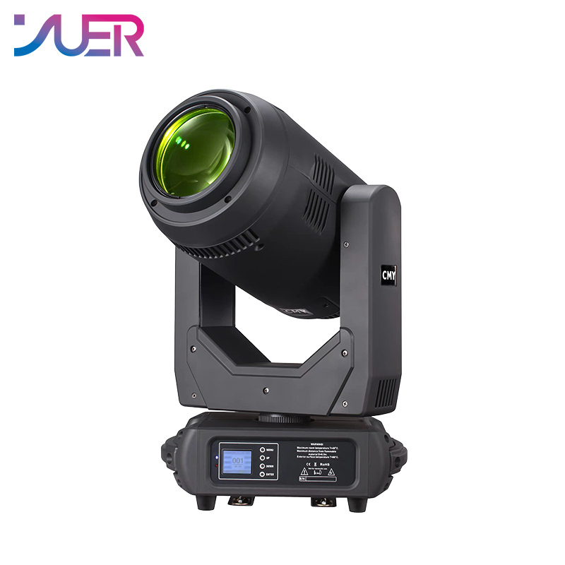 YUER 350W Spot Zoom Moving Head Light CMY RDM DMX512 20CH Atomization Strobe Effect Stage Light DJ Disco Wedding Music Party Bar Club