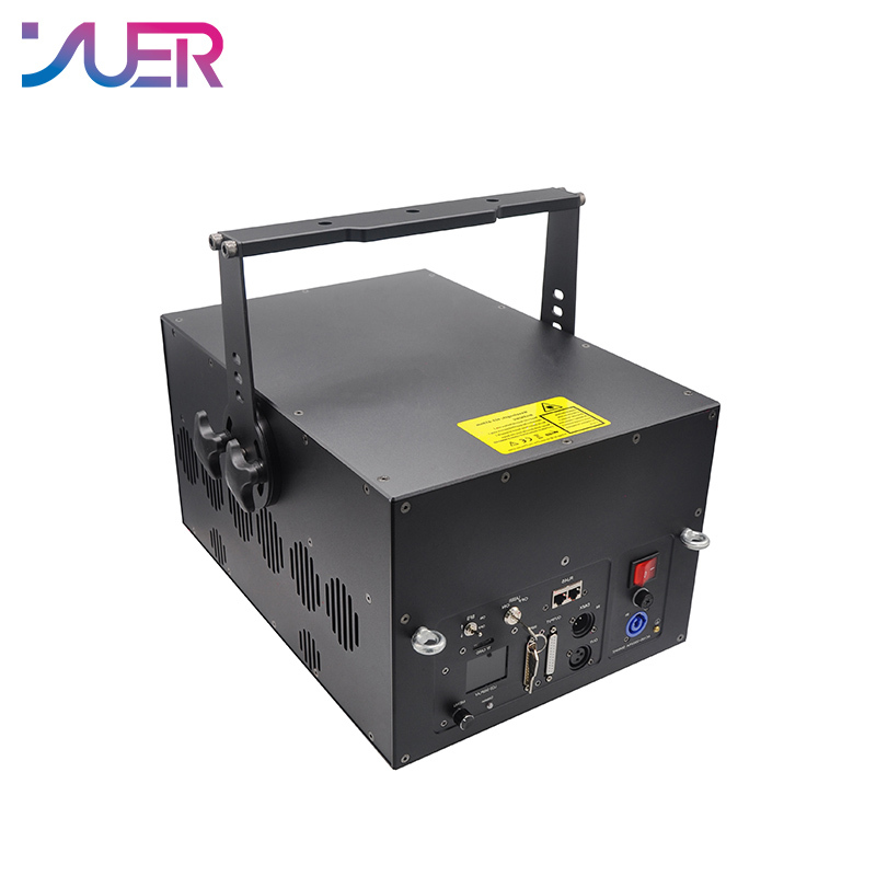 YUER New Professional 40K 30W RGB Animation Laser Light DMX ILDA Christmas DJ Disco Club Bar Party Ball Light Show Effect Projector