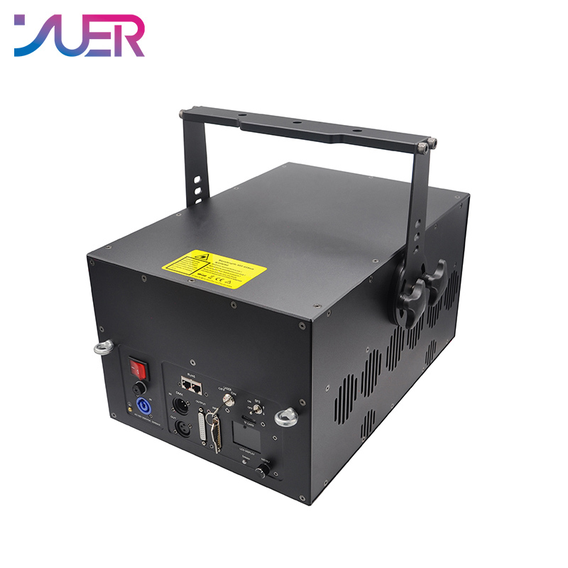 YUER New Professional 40K 30W RGB Animation Laser Light DMX ILDA Christmas DJ Disco Club Bar Party Ball Light Show Effect Projector