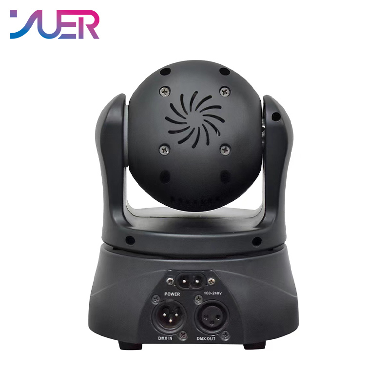 YUER MINI LED 60W RGBW Beam Moving Head Light  DMX512 Stage Light For Home Entertainment Professional Stage Music Party