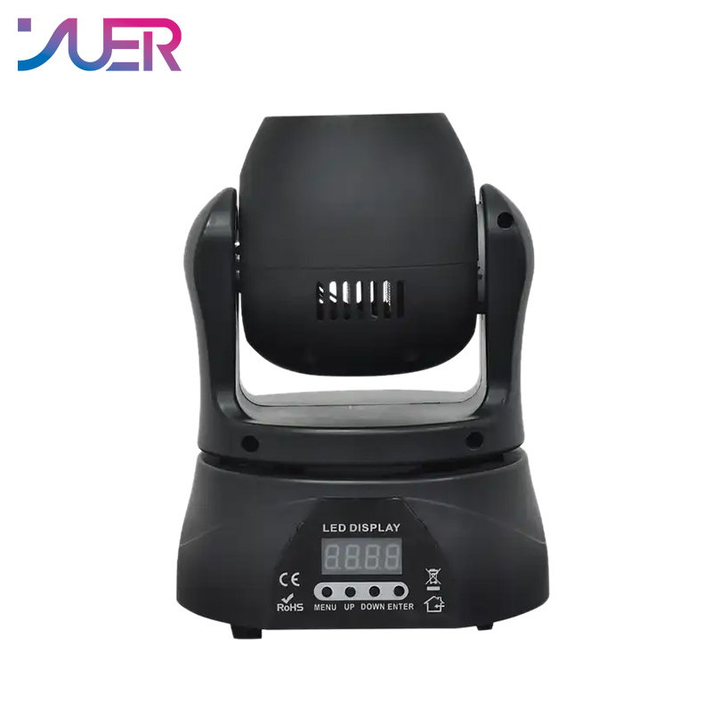 YUER MINI LED 60W RGBW Beam Moving Head Light  DMX512 Stage Light For Home Entertainment Professional Stage Music Party