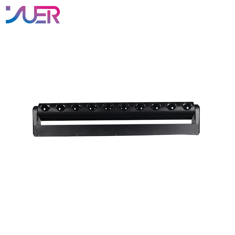 YUER™️ 10x40W LED Scanning Point Control Moving Head Beam Light RGBW 4IN1 Wall Bar Stage Matrix Dyeing For Party KTV Disco DJ