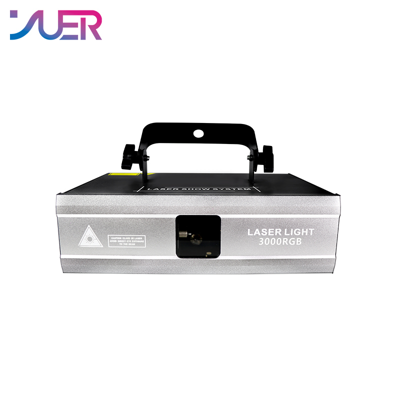 YUER NEW 3W DJ 3D Cartoon Pattern Laser Light Laser Projector DMX DJ Party Laser Light RGB Laser For Party Disco KTV Bar Stage Lights