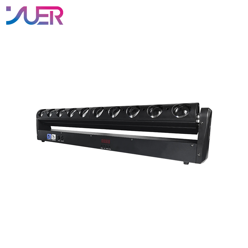 YUER™️ 10x40W LED Scanning Point Control Moving Head Beam Light RGBW 4IN1 Wall Bar Stage Matrix Dyeing For Party KTV Disco DJ