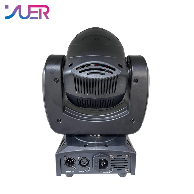 YUER 3W Laser + 6X4W LED RGB Moving Head Light Scanning Pattern Laser Animation Wash Effects for DJ Bars Clubs Wedding DMX