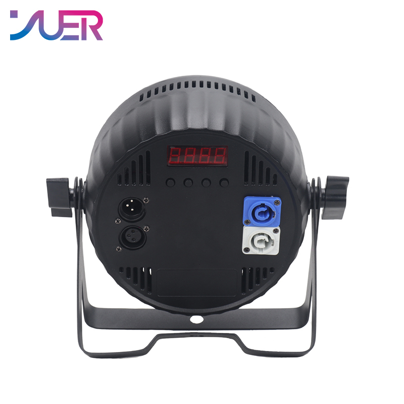 YUER 7X30W RGBW Par light DJ Disco Laser Light Projector Strobe Stage Effect Wedding Xmas Holiday Party Lamp Gift Holiday Bar Club Lights