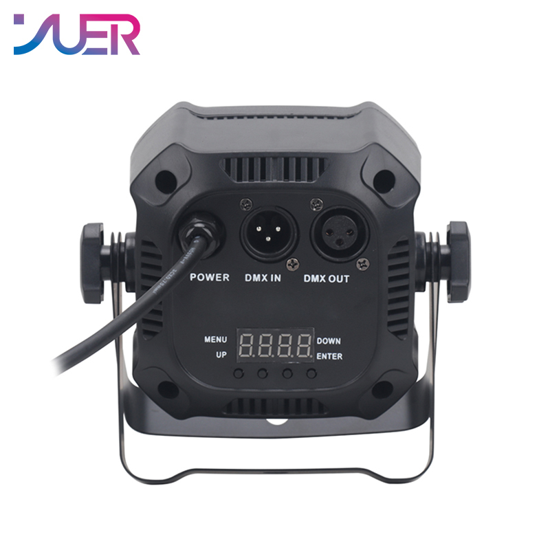 YUER New 19x3W Professional Disco Light DMX512 Voice Control RGBW LED Rotating Par Light Ktv Bar Party DJ Stage Light Effect Projector