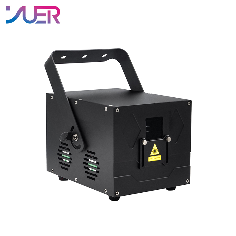 YUER ILDA 6W RGB Laser Light Animation Beam Scanner Stage Laser Projector DJ Disco Bar Club Party Dance Wedding Effect Show