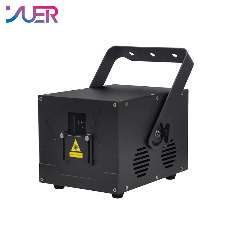 YUER ILDA 6W RGB Laser Light Animation Beam Scanner Stage Laser Projector DJ Disco Bar Club Party Dance Wedding Effect Show
