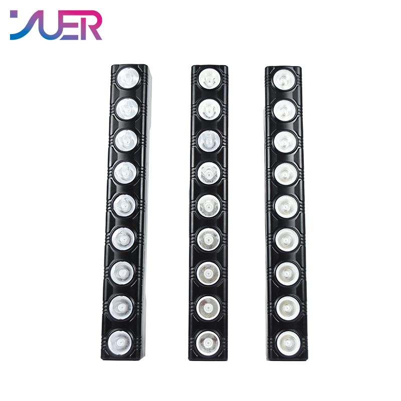 YUER 9x12W LED UV DMX Wall Washer DJ Disco Party Stage Lighting Effect for Ballroom Holiday Wedding Christmas Halloween Decoration