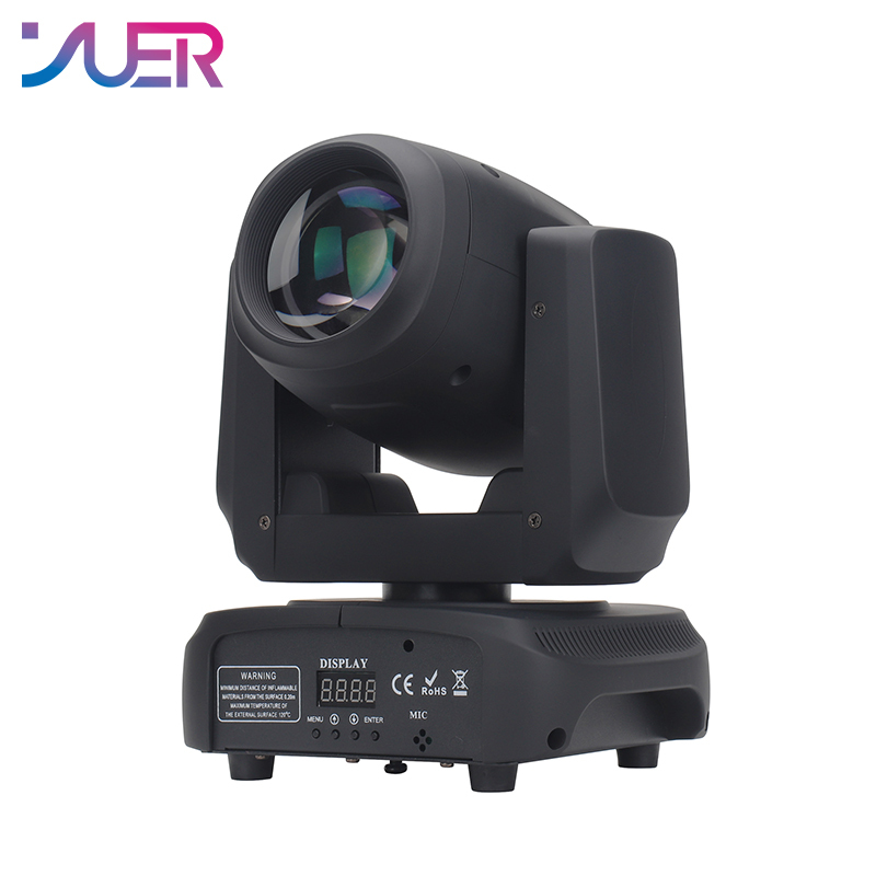 YUER NEW 100W mini beam movind head lights RGBW 4in1 super bright LED DJ Spot Light dmx control disco dj LED moving head lights
