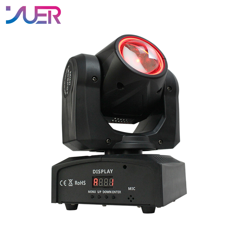 YUER 60W Beam 0SRAM RGBW 4IN1 Moving Head Light Strobe DMX512 Voice Control For DJ Disco Stage Indoor Bar Wedding Lights Show