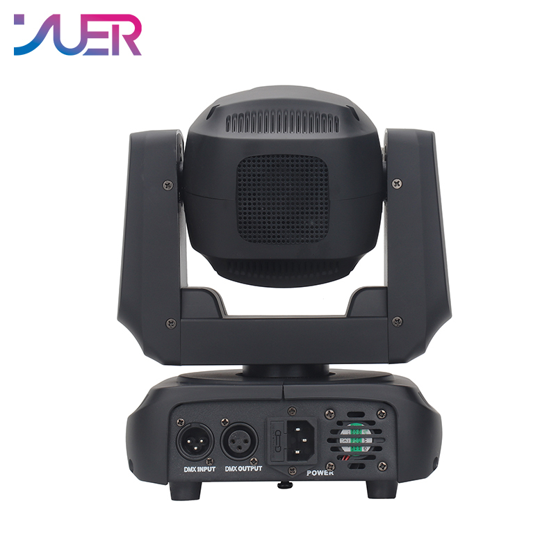 YUER NEW 100W mini beam movind head lights RGBW 4in1 super bright LED DJ Spot Light dmx control disco dj LED moving head lights