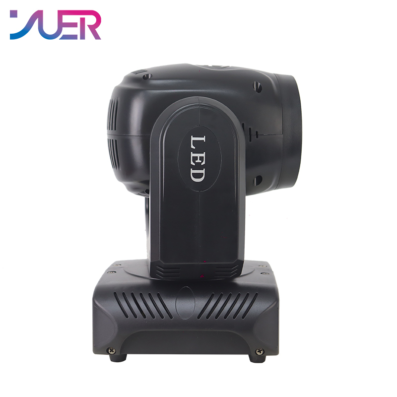 YUER LED 100W Beam Spot Moving Head Light with Iris DMX512 Control Dj Stage Effect Light Party Dance Disco Bar Music Club