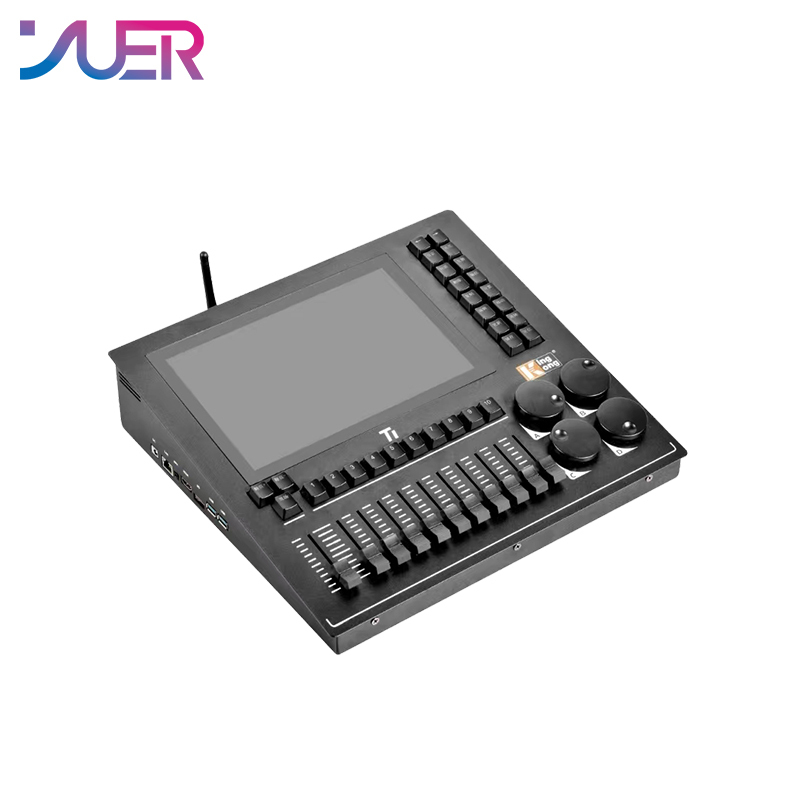 Yuer New T1 DMX512 console stage lighting controller with display 1024 channels DJ disco stage lighting shaking head controller professional controller