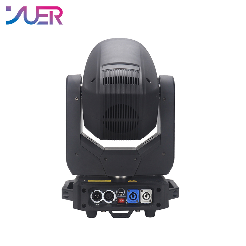 YUER LIDA 5WRGB Moving Head Laser Projector 20Kpps Scanning LED Aperture Assist For DJ Disco DMX 512 Auto Sound Music Modes