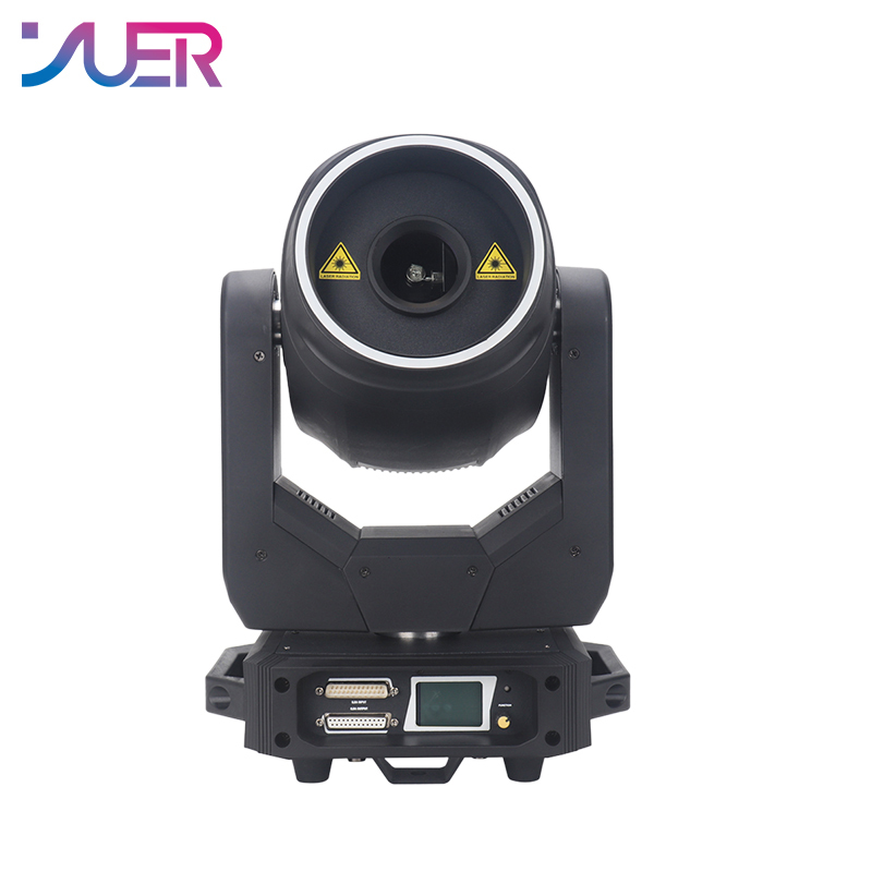 YUER LIDA 5WRGB Moving Head Laser Projector 20Kpps Scanning LED Aperture Assist For DJ Disco DMX 512 Auto Sound Music Modes
