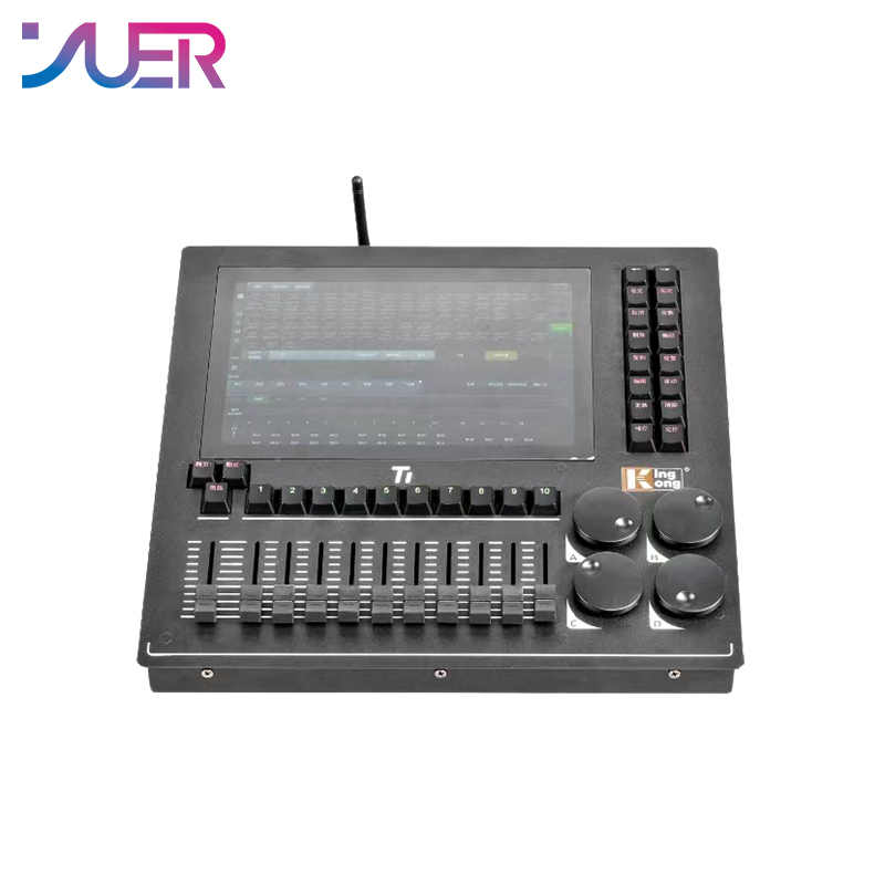 Yuer New T1 DMX512 console stage lighting controller with display 1024 channels DJ disco stage lighting shaking head controller professional controller