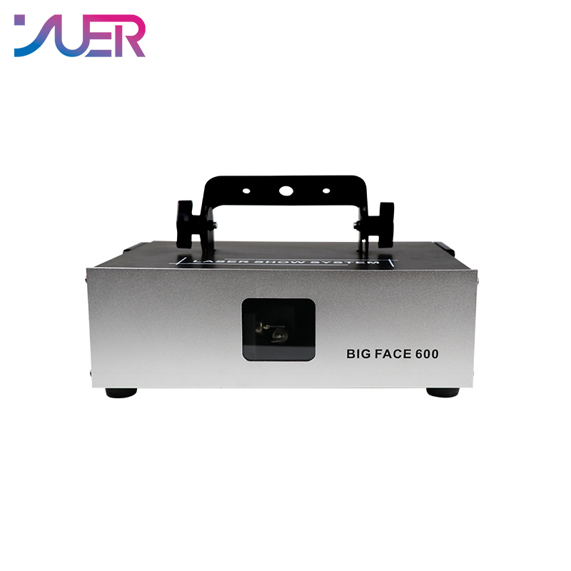 YUER RGB 600mw 1W Laser Projector Scanner Stage Laser Light Show DMX512 DJ Disco Bar Club Party Wedding Professional Stage Lighting