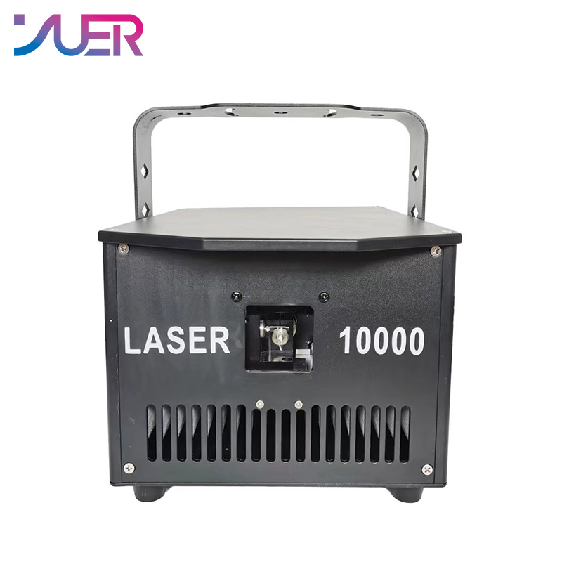 YUER Waterproof IP65 Outdoor Scanner 10w Animation Projector ILDA Beam 30kpps DMX Music RGB Stage Effect Lighting Laser Show Disco DJ