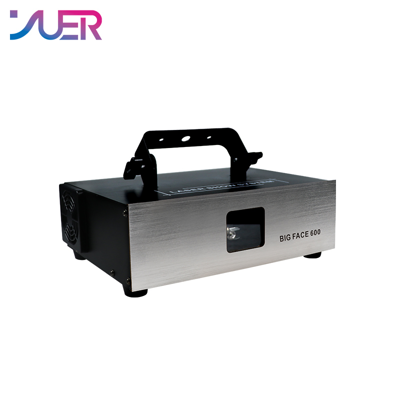 YUER RGB 600mw 1W Laser Projector Scanner Stage Laser Light Show DMX512 DJ Disco Bar Club Party Wedding Professional Stage Lighting