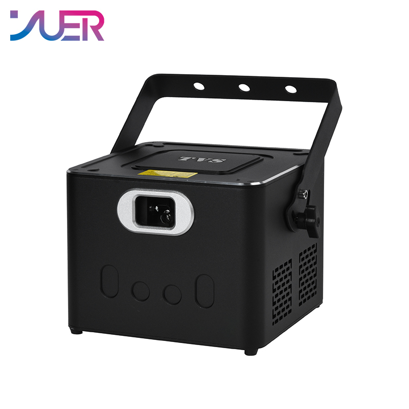 YUER ILDA 8W Animation Scanner RGB Laser Lines Beam Stage Light Projector DMX DJ Disco Dance Bar Professional Laser Light