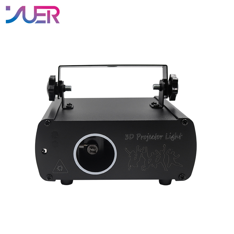 YUER 3D RGB Animation Laser Projector Scanner Laser Light Stage Show DMX512 DJ Disco Bar Party Wedding Professional Stage Lighting