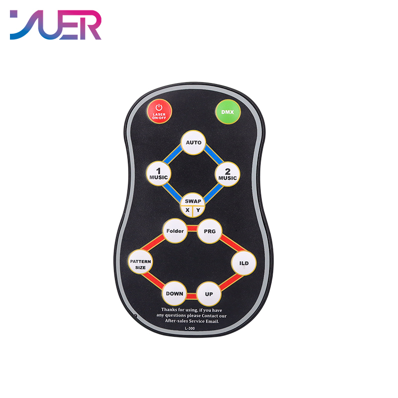 YUER 3D RGB Animation Laser Projector Scanner Laser Light Stage Show DMX512 DJ Disco Bar Party Wedding Professional Stage Lighting