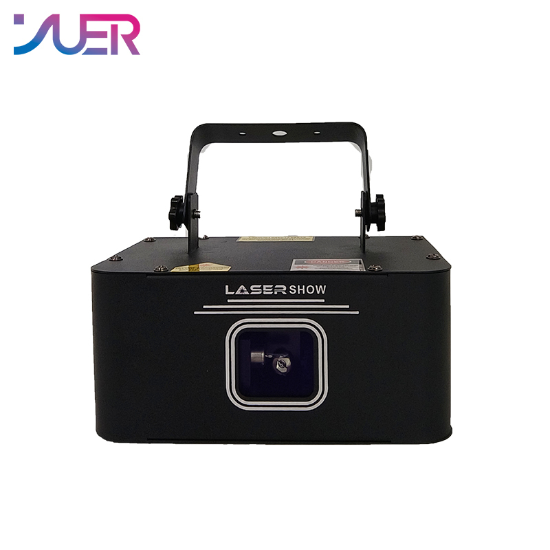 YUER NEW Mold Professional  2W RGB DMX Animation Beam Scanner Stage Laser Light Projector DJ Disco Lights KTV Music Party Bar Wedding