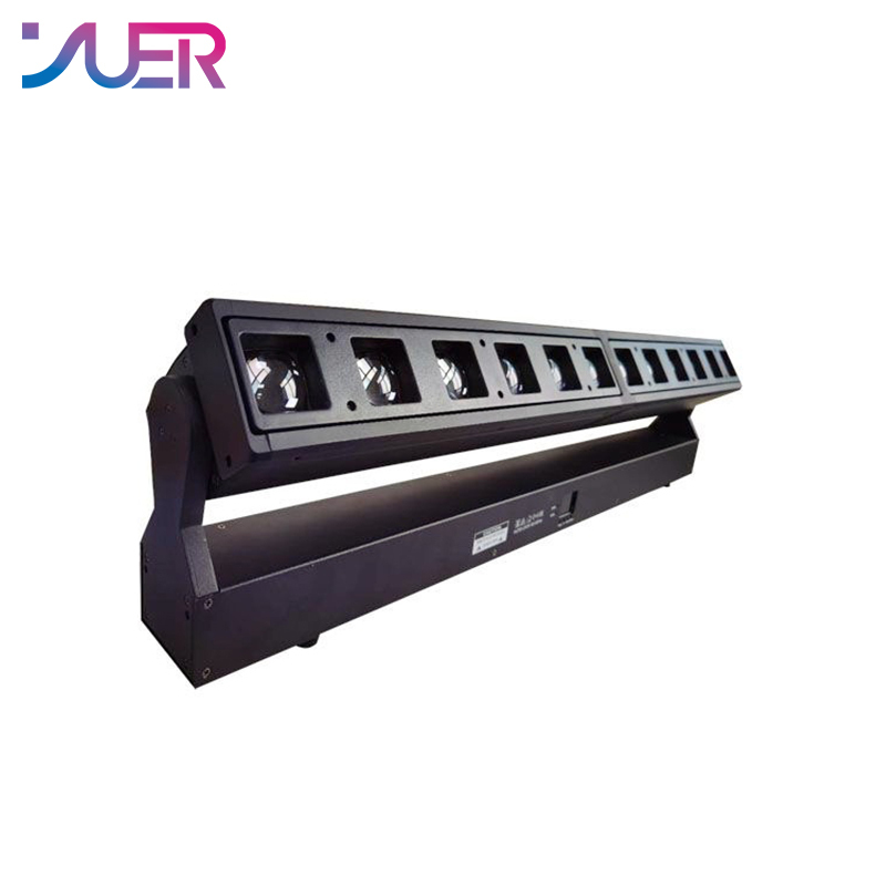 YUER Large DJ 12X40W RGBW 4IN1 LED Focusing Beam Stage Moving Head Light DMX512 For Disco Dance Floor Bar Party Nightclub