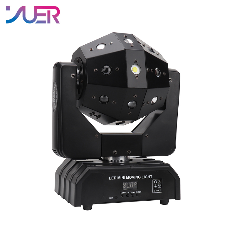 YUER Festival DJ Disco Ball Lights LED beam laser strobe 3in1 moving head football light DMX Nightclub party show stage lighting