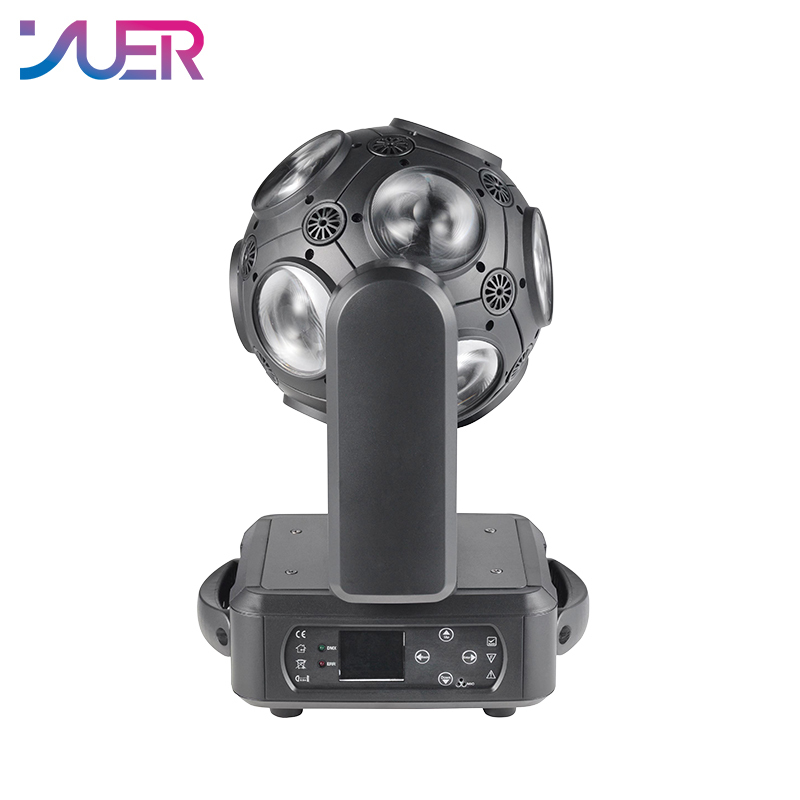 YUER NEW DJ Disco Ball Lyre LED Beam Strobe Projector Moving Head Infinite Rotating Football DMX512 Light For Nightclub Party Stage