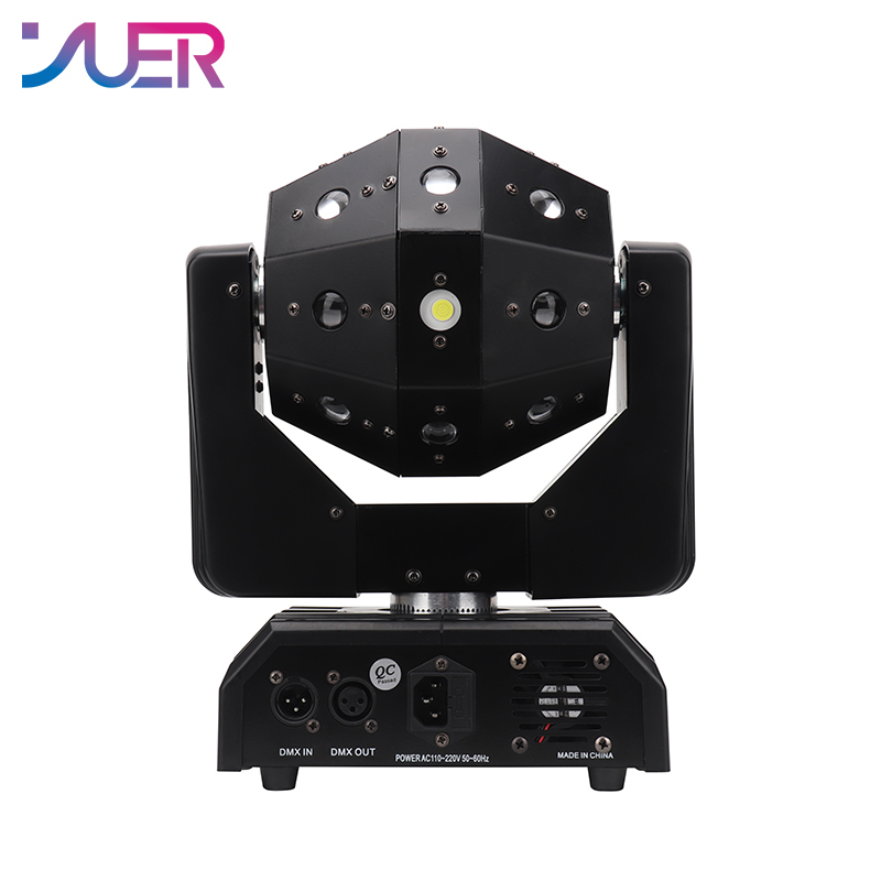 YUER Festival DJ Disco Ball Lights LED beam laser strobe 3in1 moving head football light DMX Nightclub party show stage lighting