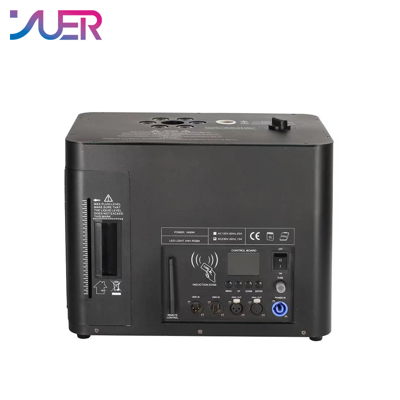 YUER 2400W electronic spark machine W-8 wireless remote control DMX512 control adjustable suitable for DJ disco bar party club dance floor wedding park