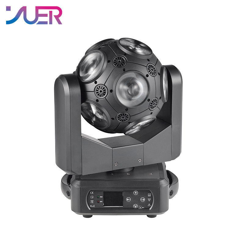 YUER NEW DJ Disco Ball Lyre LED Beam Strobe Projector Moving Head Infinite Rotating Football DMX512 Light For Nightclub Party Stage