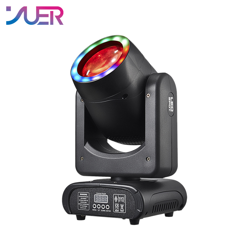 YUER MINI LED Moving Head Light 150W Beam+Spot+Rainbow Effect+Aperture+18 Prisms Dj Dmx Stage Light Effect Light Disco Dj Bar