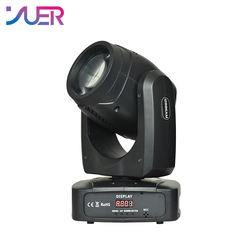 YUER LED Spot 180W Atomization Moving Head Light Beam 6+12 Face Prism DJ Disco Nightclub Bar Wedding Activity Dance Floors Dmx