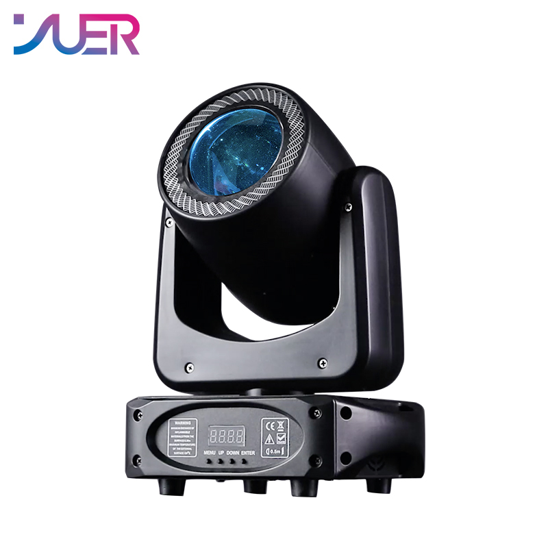 YUER DJ Party Lighting 100W LED Beam Moving Head High Bright Mobile Heads Beam Effect For Home Disco Bar Stage Wedding Show