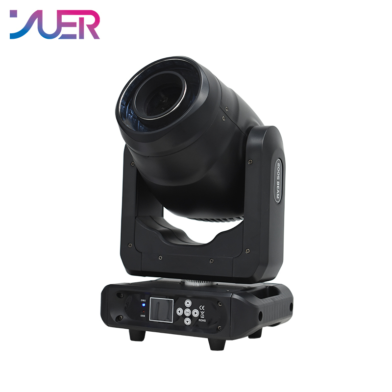 YUER 200W LED Moving Head Lighting Stage Effect With Aperture For DJ Disco Wedding Party DMX512 Auto Sound Modes Beam Spot