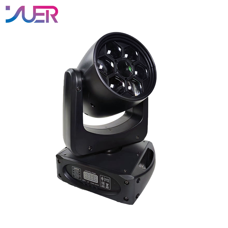 YUER Mini 150W LED Bee Eye + 3 Prism Spot Moving Head Light Dj Dmx512 Stage Light Effect Lighting Disco Dj Bar Dance Floor