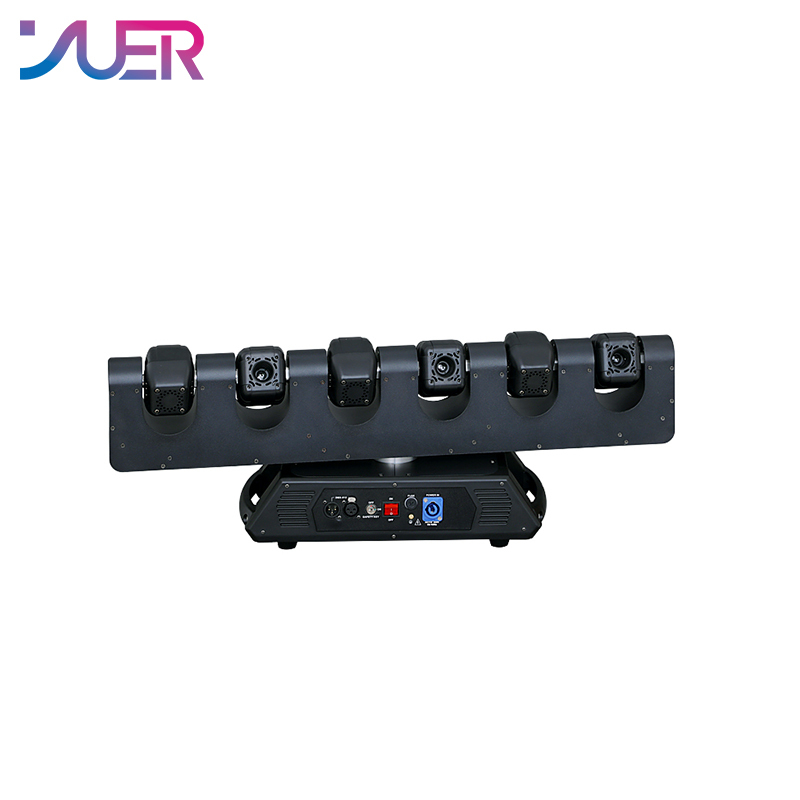YUER Single Head 2W or 500MW  NEW 6 Heads Stage Beam Laser Moving Head Light RGB DJ Laser Effect  for Disco Music Dance Party Lights