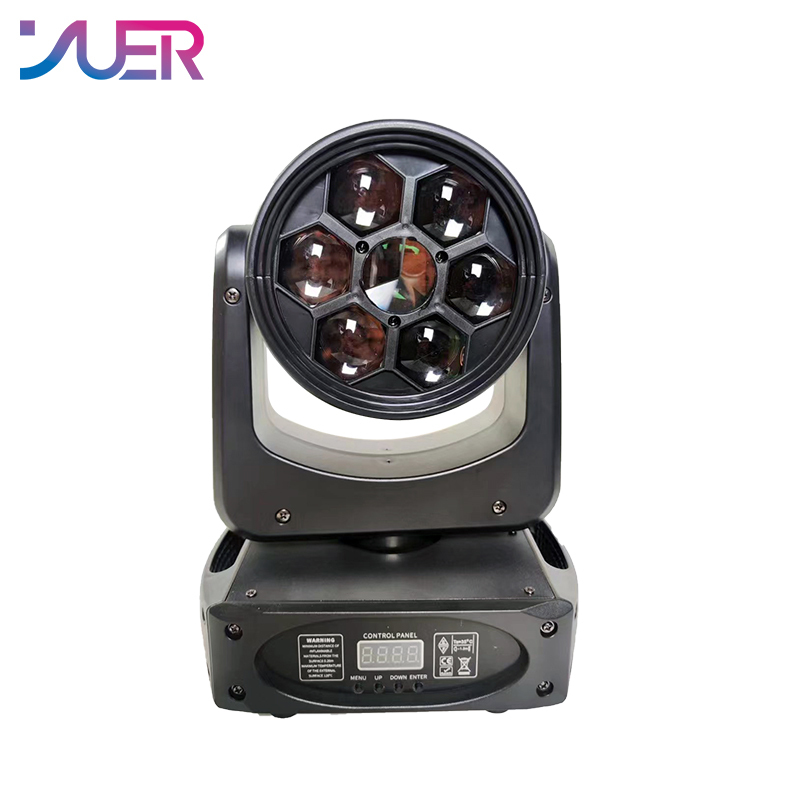 YUER Mini 150W LED Bee Eye + 3 Prism Spot Moving Head Light Dj Dmx512 Stage Light Effect Lighting Disco Dj Bar Dance Floor