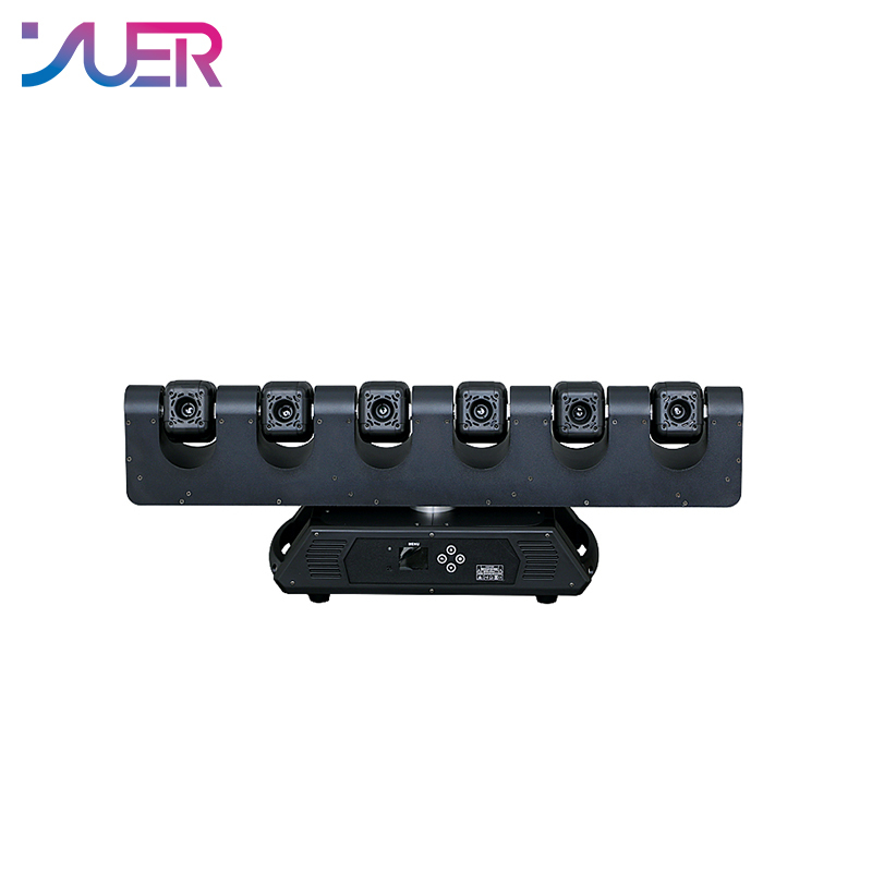 YUER Single Head 2W or 500MW  NEW 6 Heads Stage Beam Laser Moving Head Light RGB DJ Laser Effect  for Disco Music Dance Party Lights