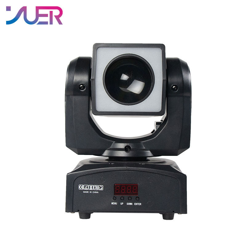 YUER 60W Mini LED Beam With Ring Moving Head Light RGBW 4In1 DMX512 Stage Light Effect Stroboscope For Live Show DJ Nightclub Party