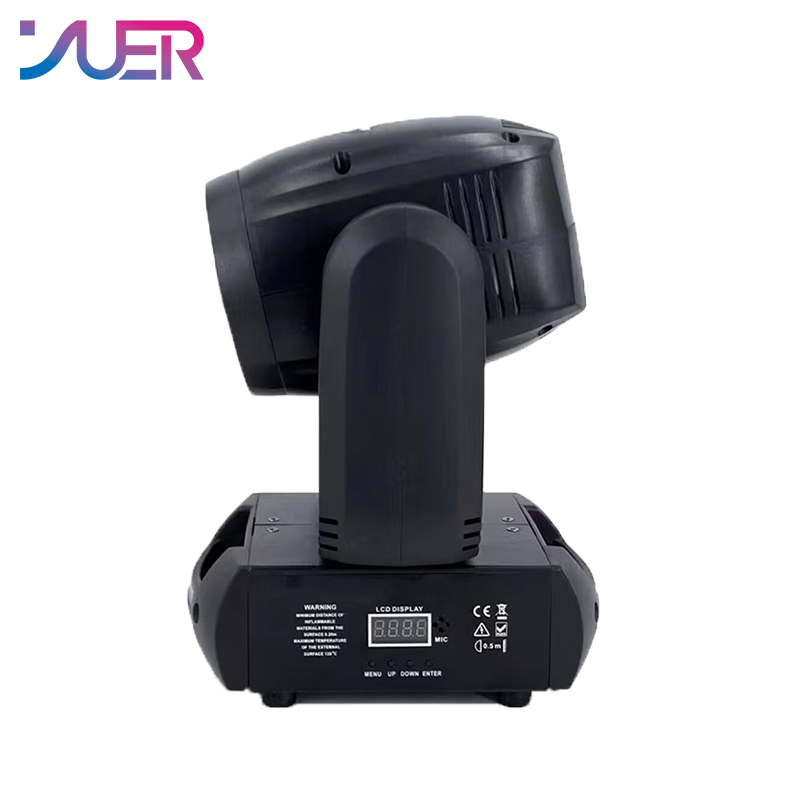 YUER Mini LED Moving Head Light 150W Beam+Spot+ 18 Rotating Prisms Dj Dmx Stage Light Effect Light Disco Dj Music Party Bar