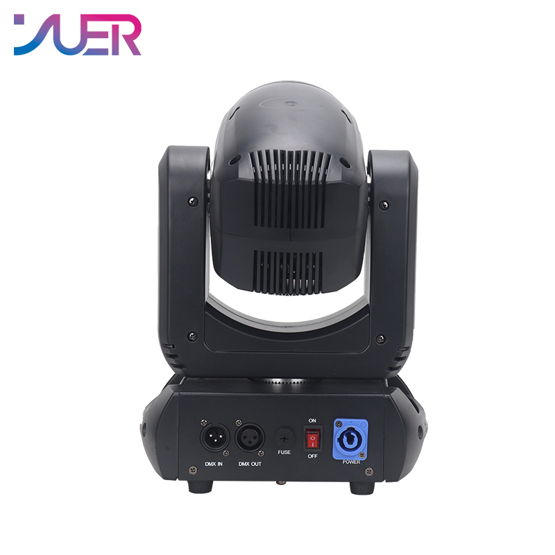 YUER Mini LED Moving Head Light 150W Beam+Spot+ 18 Rotating Prisms Dj Dmx Stage Light Effect Light Disco Dj Music Party Bar